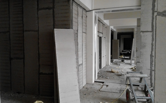 武漢盛世皇廷KTV隔墻板施工案例