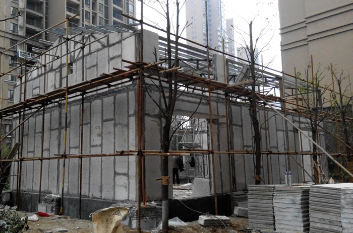 金地雄楚輕質(zhì)墻板使用案例