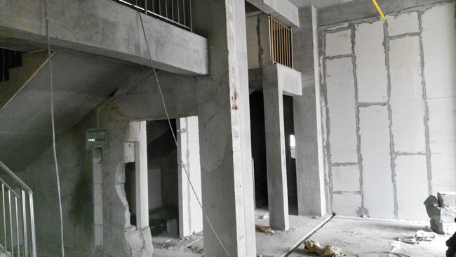 小區(qū)旺鋪輕質(zhì)復(fù)合墻板裝修案例