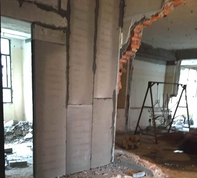 舊墻改造，輕質(zhì)隔墻板發(fā)揮優(yōu)勢(shì)