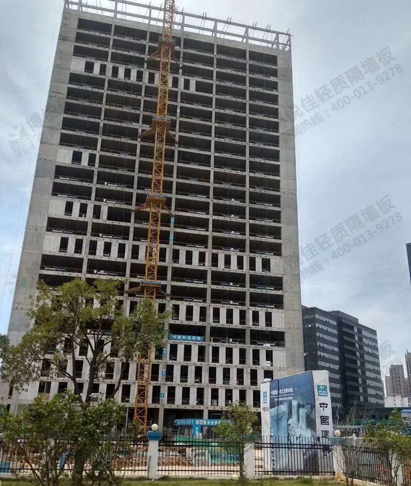 博悅佳輕質(zhì)隔墻施工案例——寫字樓外墻工程