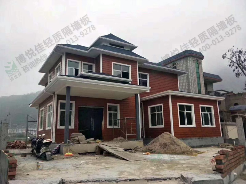 韓國(guó)首爾別墅 輕質(zhì)隔墻工程案例