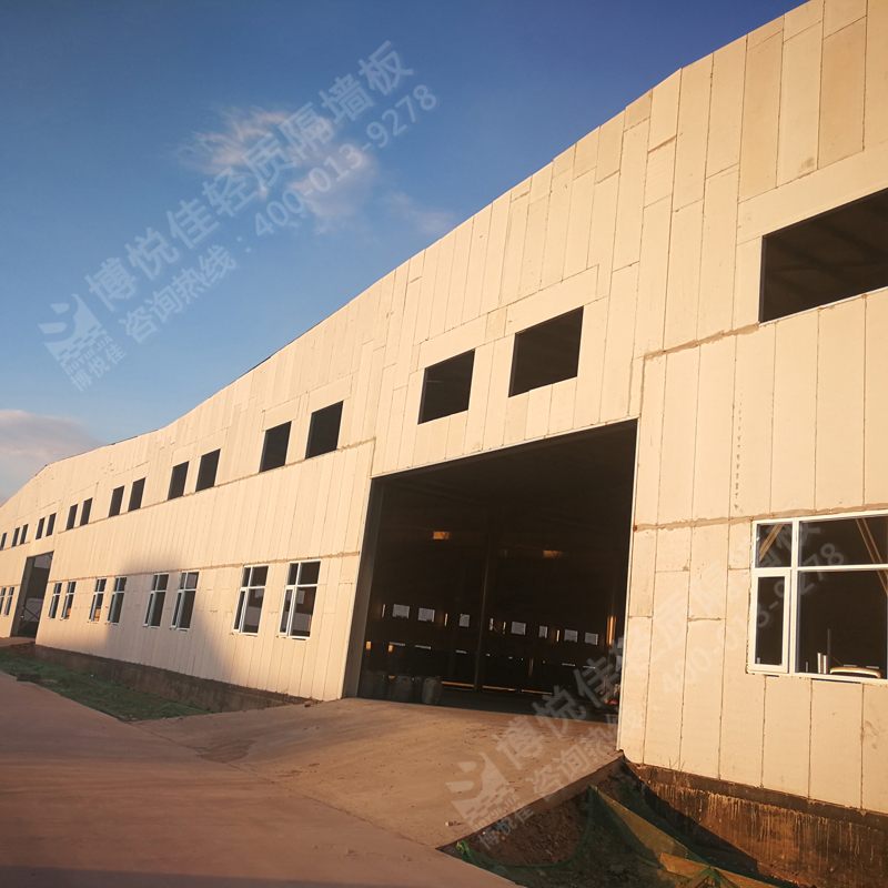 工業(yè)廠房輕質(zhì)隔墻板外墻工程案例