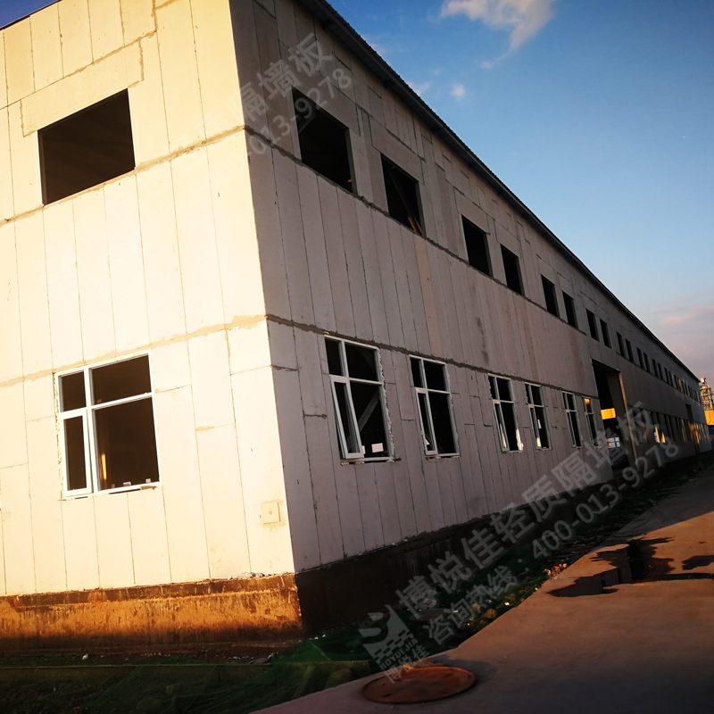 工業(yè)廠房輕質(zhì)隔墻板外墻工程案例