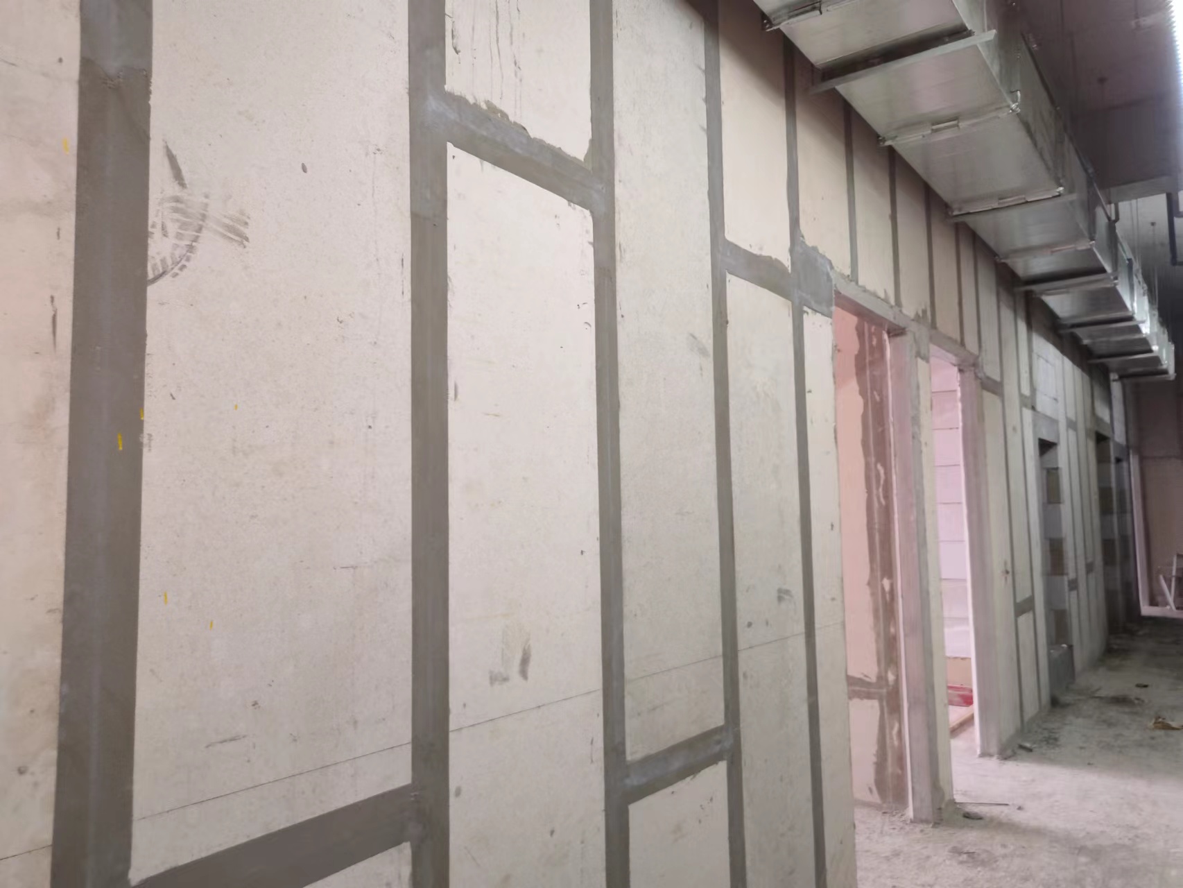 金銀湖協(xié)和西院二期隔墻工程