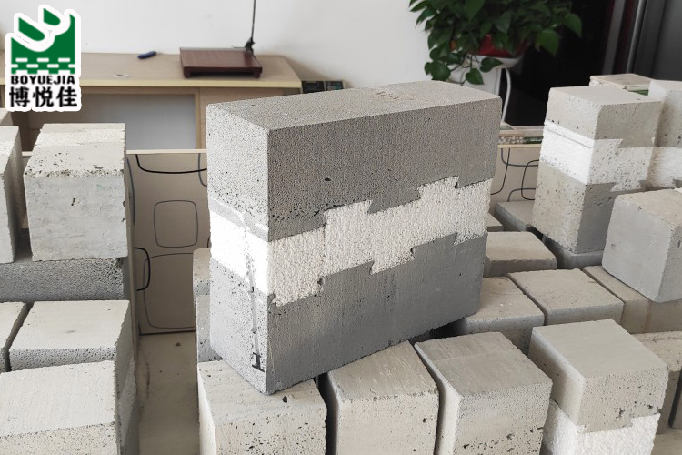 復合夾芯自保溫砌塊，自保溫外墻一體板樣品圖2